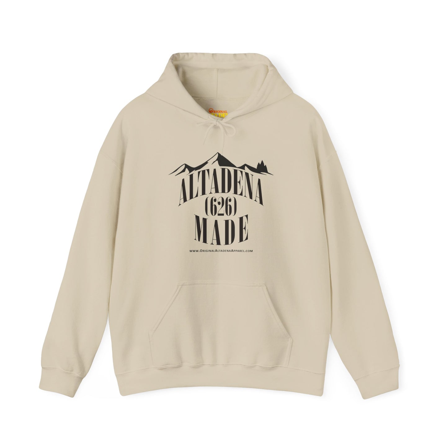 Altadena Made (626) Black - Unisex Heavy Blend™ Hooded Sweatshirt
