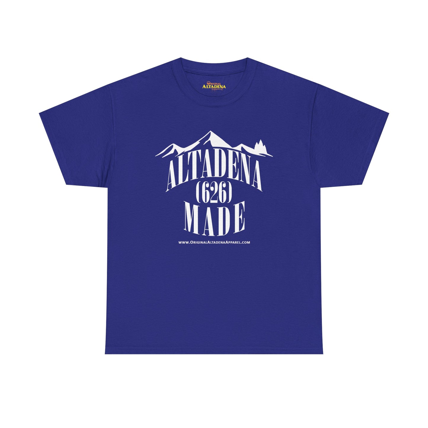 Altadena Made (626) White - Unisex Heavy Cotton Tee