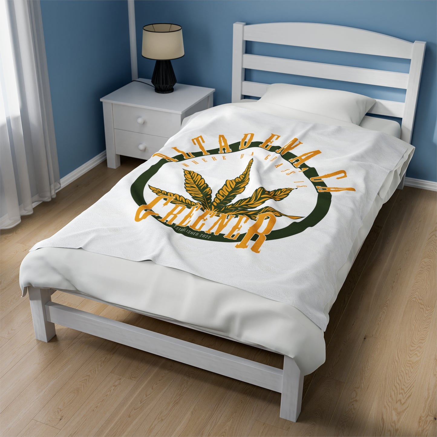 Altadena One - Velveteen Plush Blanket