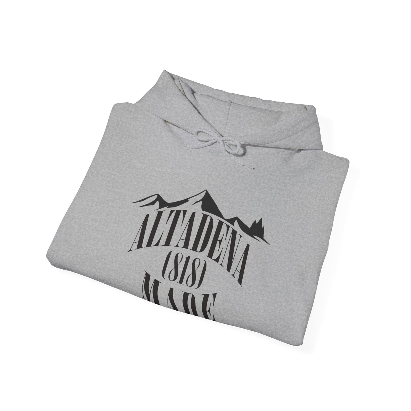 Altadena Made (818) Black - Unisex Heavy Blend™ Hooded Sweatshirt