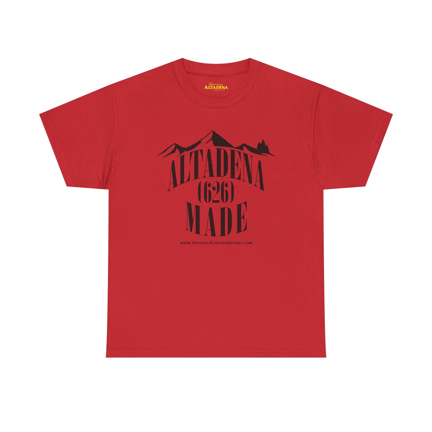 Altadena Made (626) Black - Unisex Heavy Cotton Tee