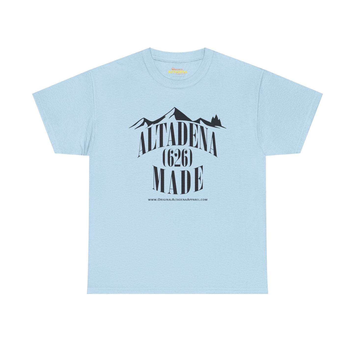Altadena Made (626) Black - Unisex Heavy Cotton Tee