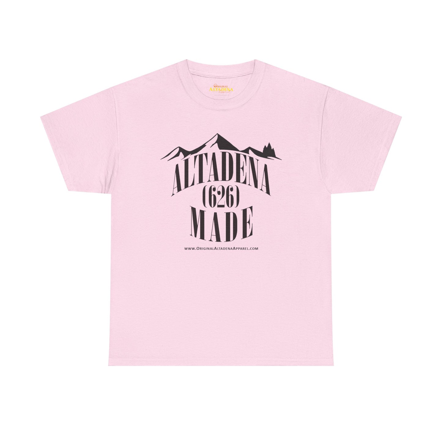 Altadena Made (626) Black - Unisex Heavy Cotton Tee