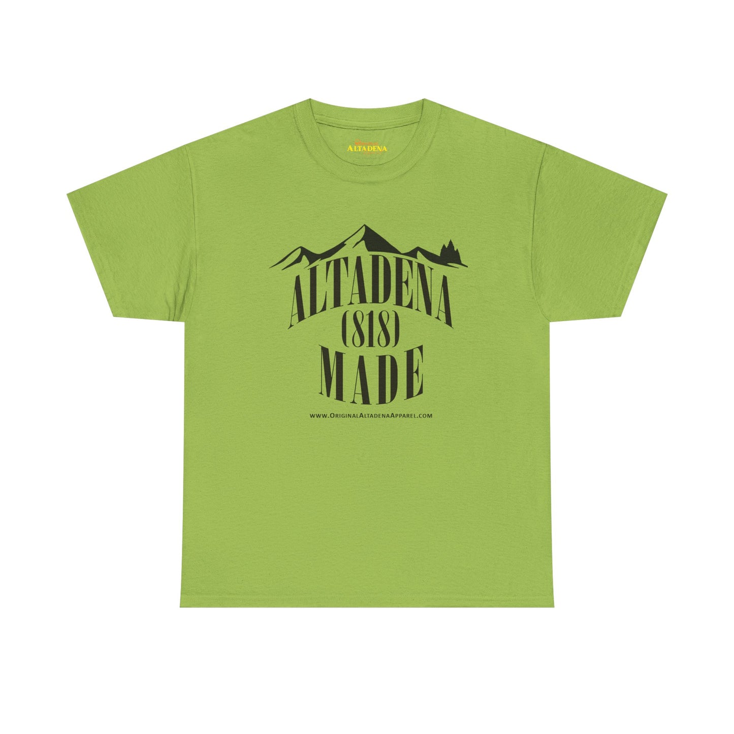 Altadena Made (818) Black - Unisex Heavy Cotton Tee