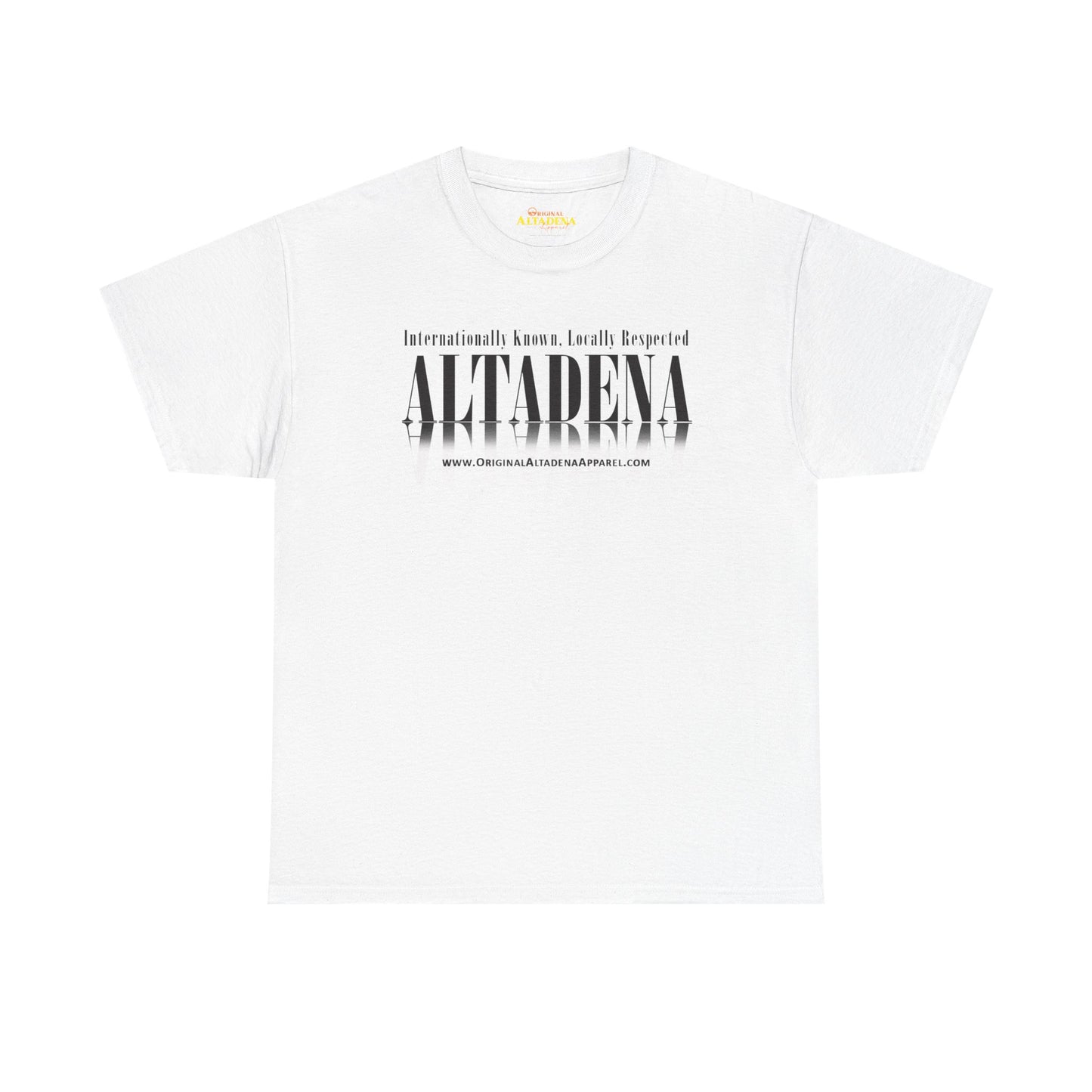 Locally Respected Black - Unisex Heavy Cotton Tee