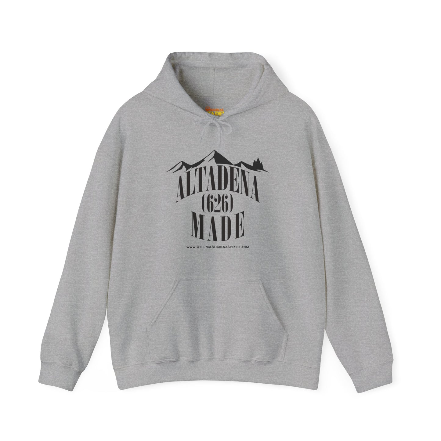 Altadena Made (626) Black - Unisex Heavy Blend™ Hooded Sweatshirt