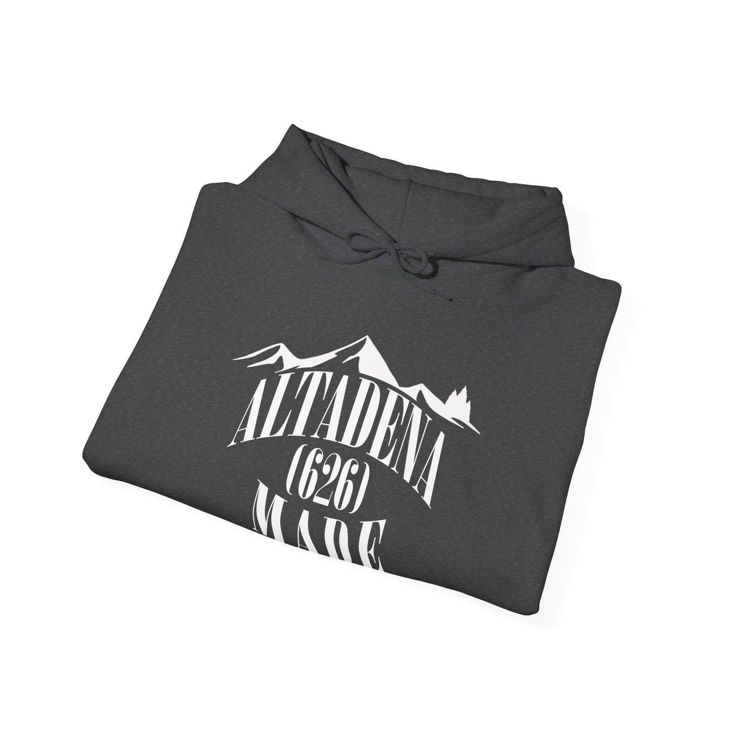 Altadena Made (626) White - Unisex Heavy Blend™ Hooded Sweatshirt
