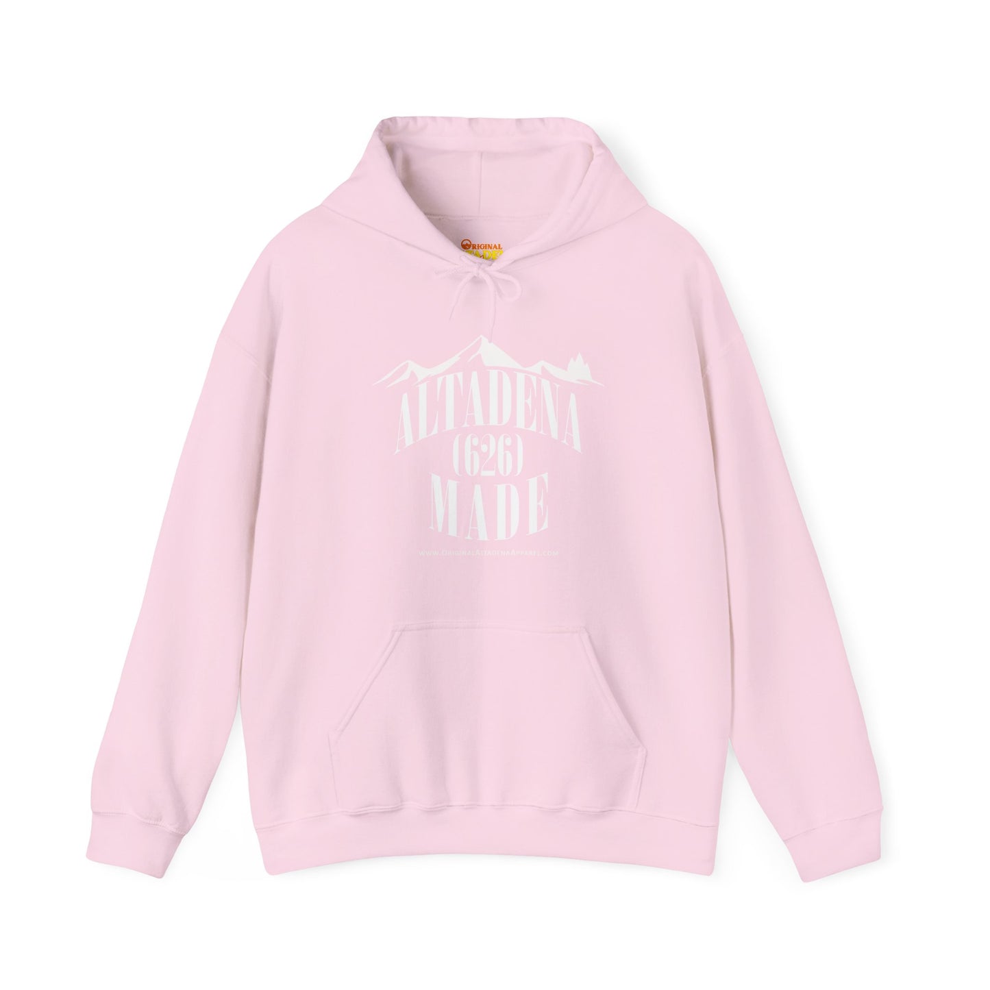 Altadena Made (626) White - Unisex Heavy Blend™ Hooded Sweatshirt