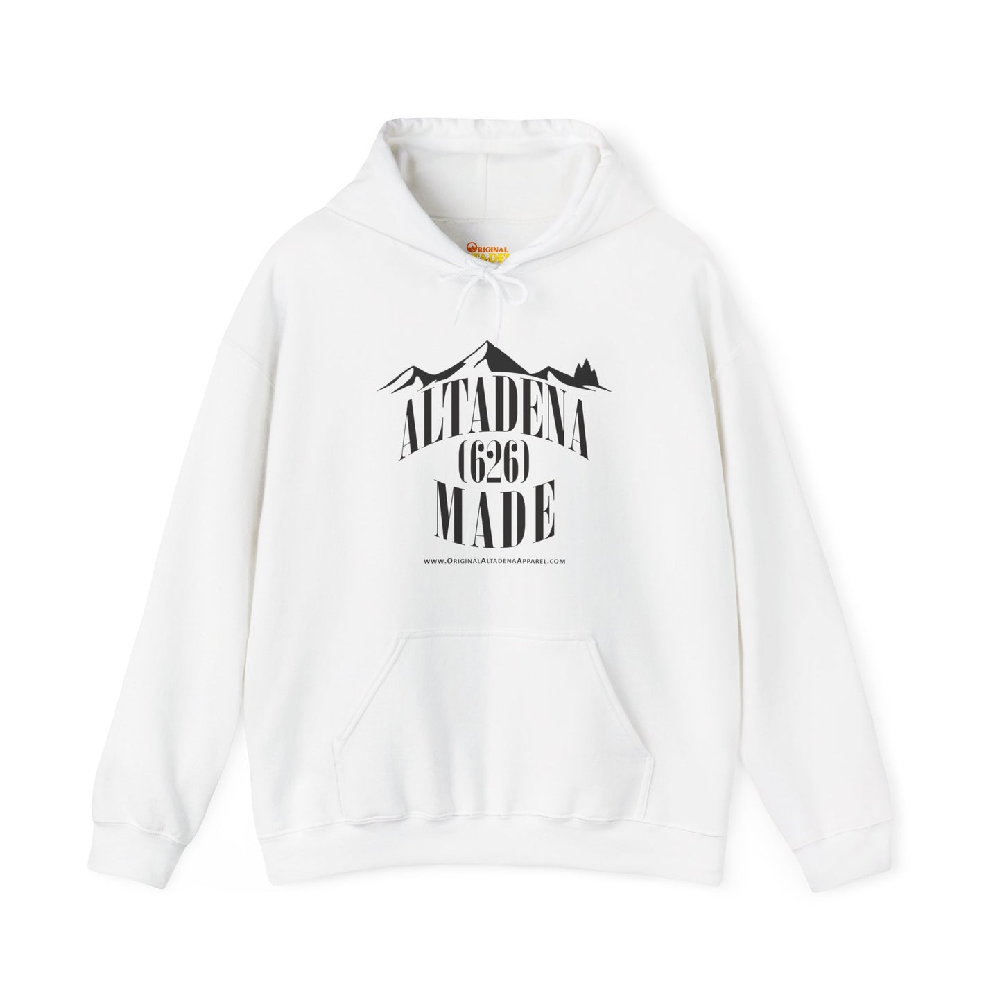Altadena Made (626) Black - Unisex Heavy Blend™ Hooded Sweatshirt