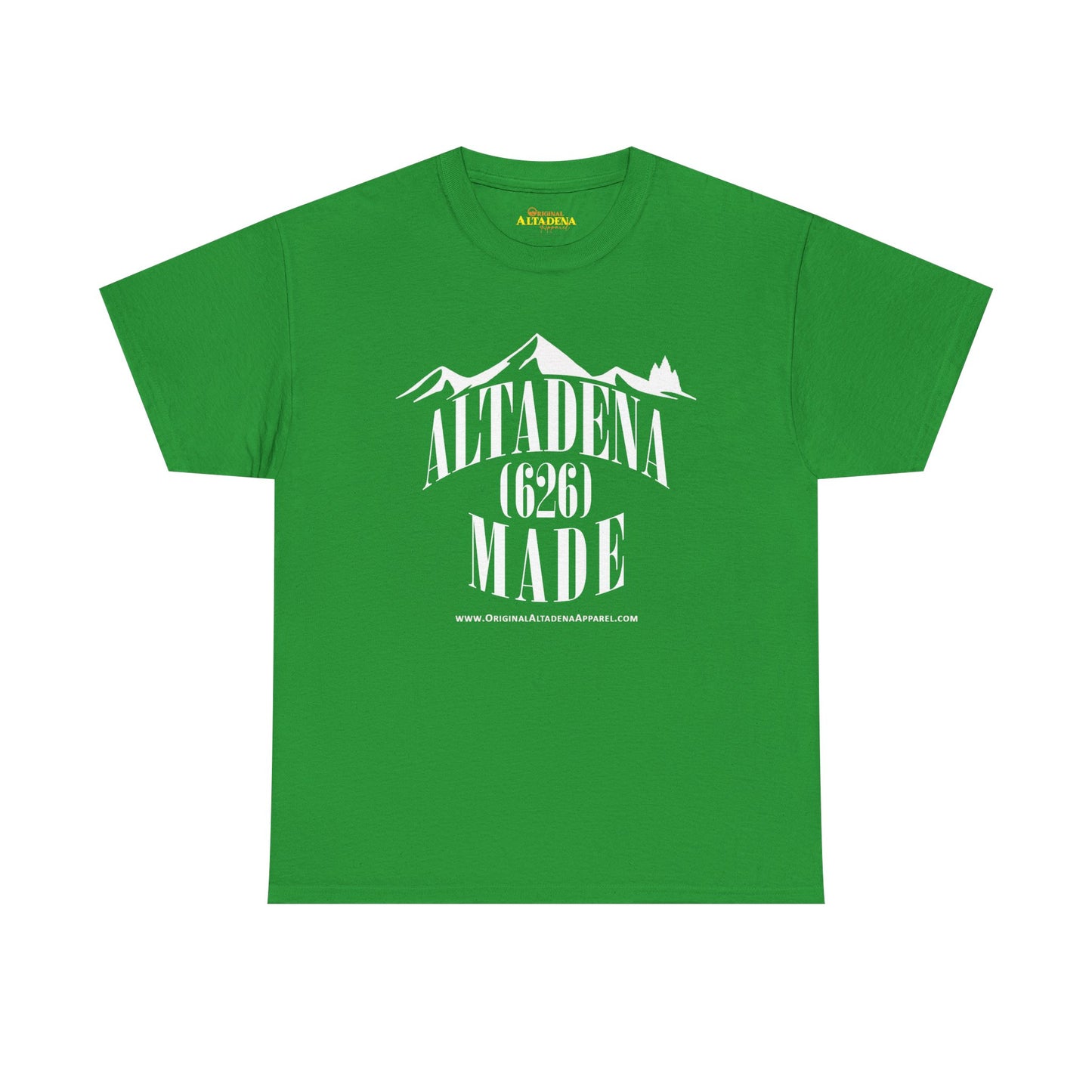 Altadena Made (626) White - Unisex Heavy Cotton Tee