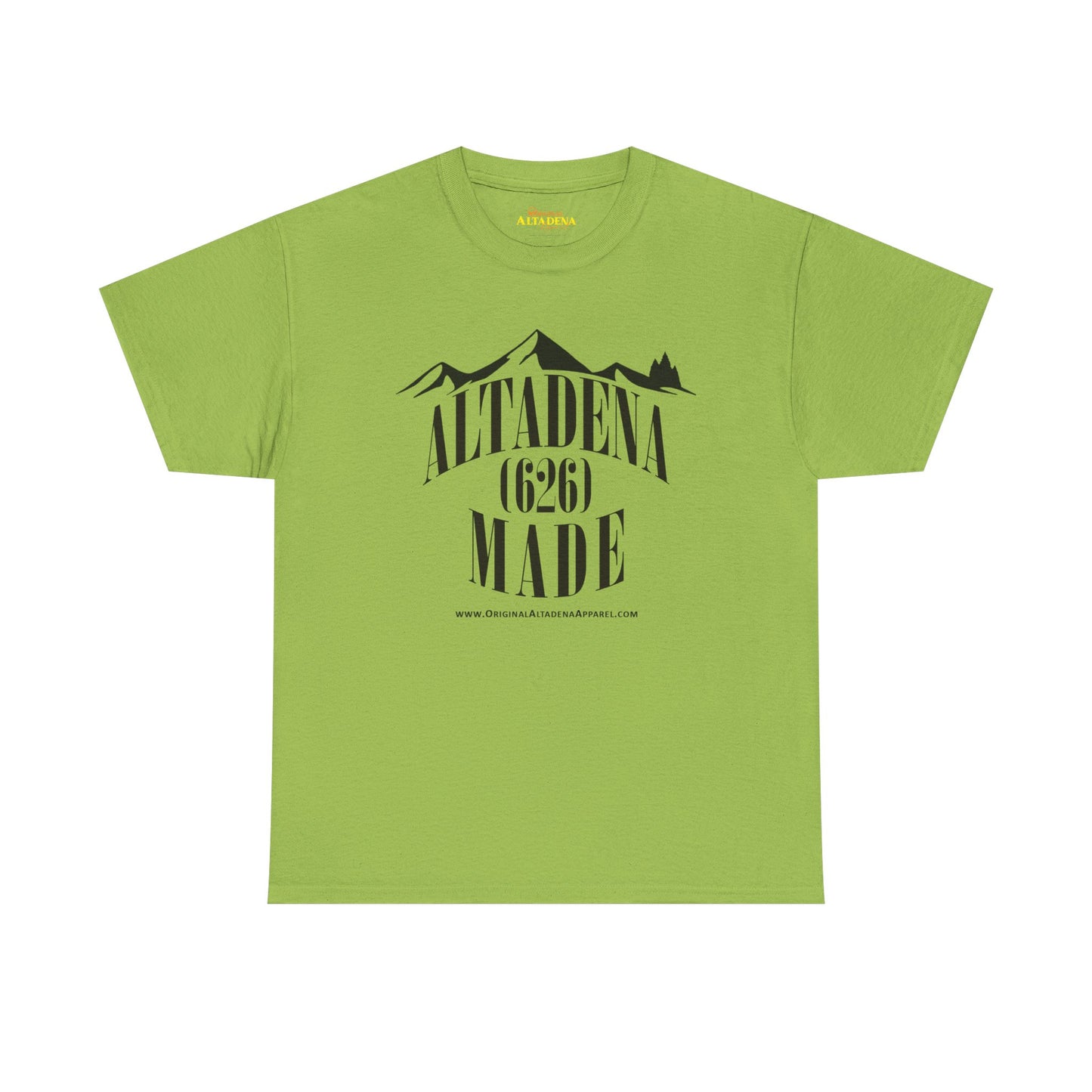 Altadena Made (626) Black - Unisex Heavy Cotton Tee