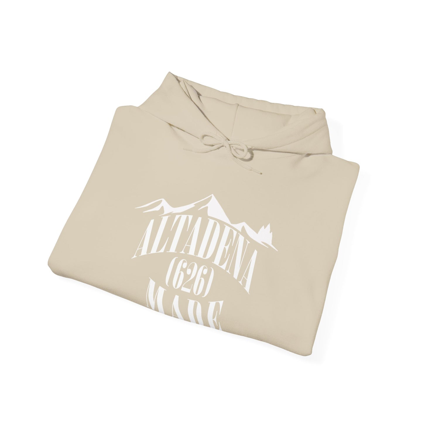 Altadena Made (626) White - Unisex Heavy Blend™ Hooded Sweatshirt
