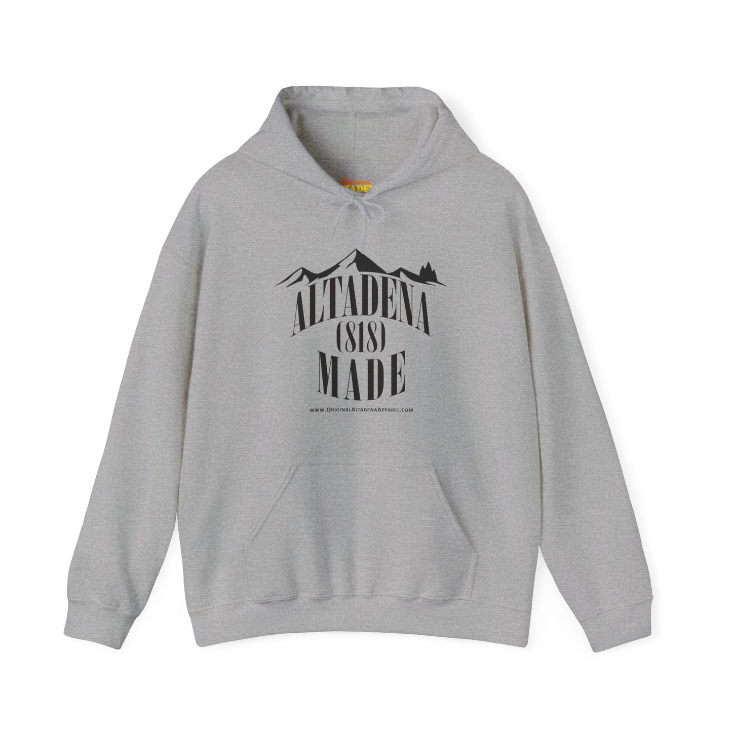 Altadena Made (818) Black - Unisex Heavy Blend™ Hooded Sweatshirt