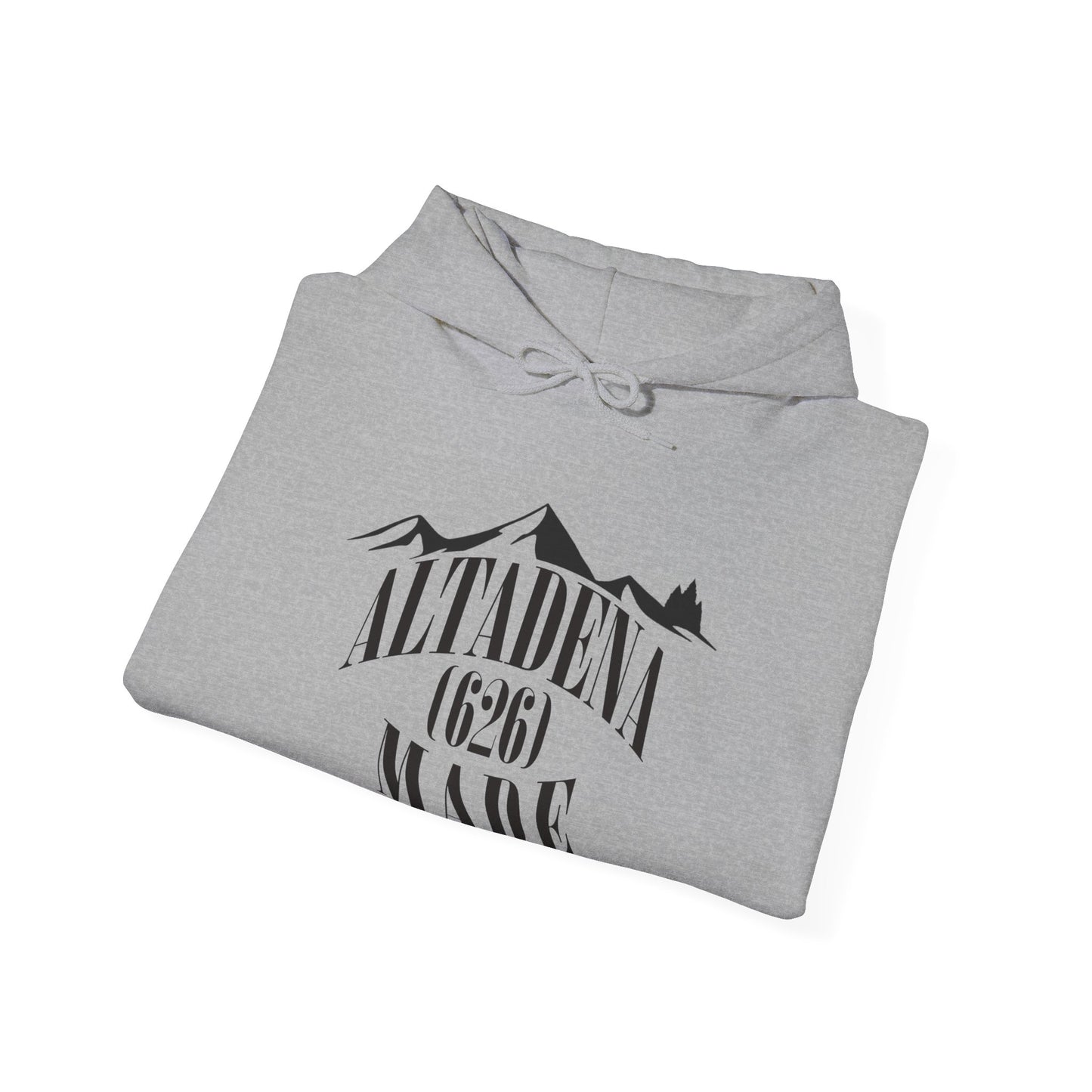 Altadena Made (626) Black - Unisex Heavy Blend™ Hooded Sweatshirt