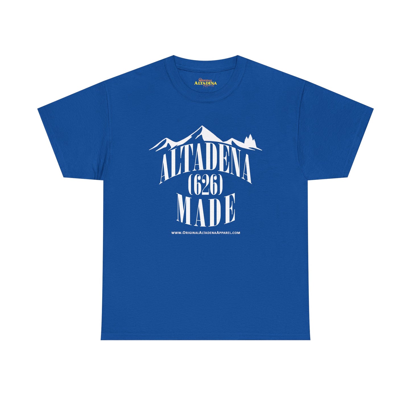 Altadena Made (626) White - Unisex Heavy Cotton Tee