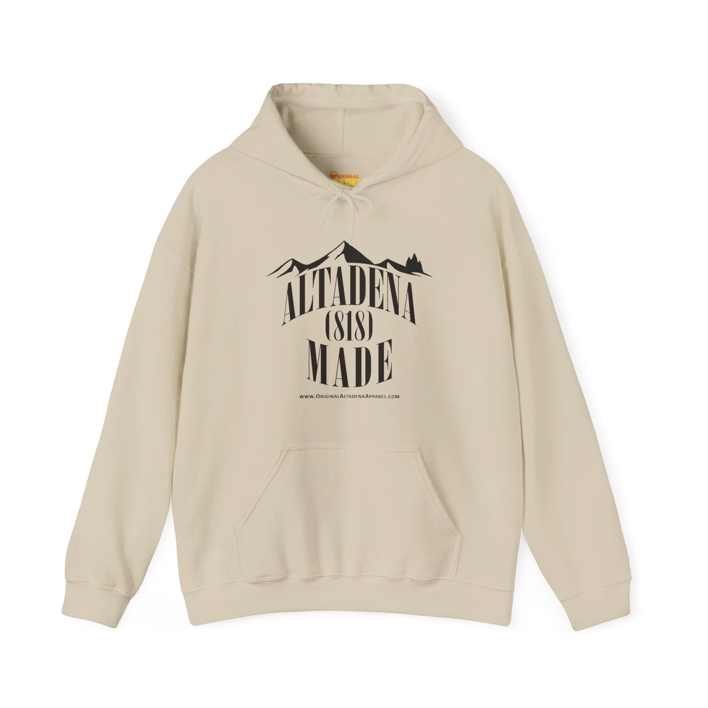 Altadena Made (818) Black - Unisex Heavy Blend™ Hooded Sweatshirt