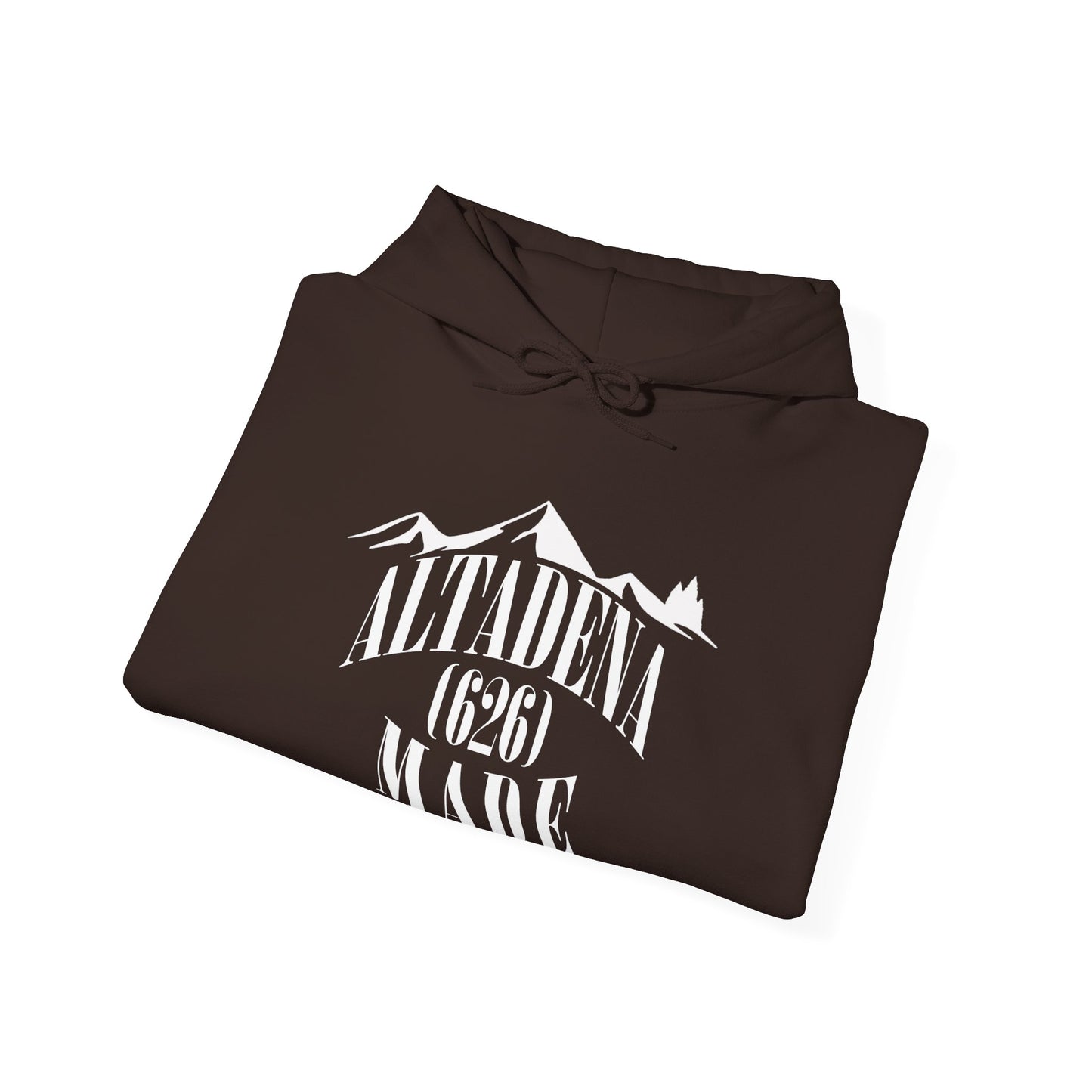 Altadena Made (626) White - Unisex Heavy Blend™ Hooded Sweatshirt