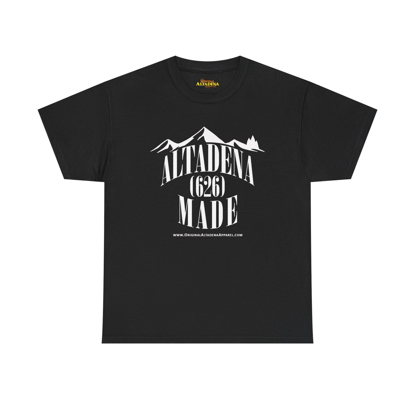 Altadena Made (626) White - Unisex Heavy Cotton Tee