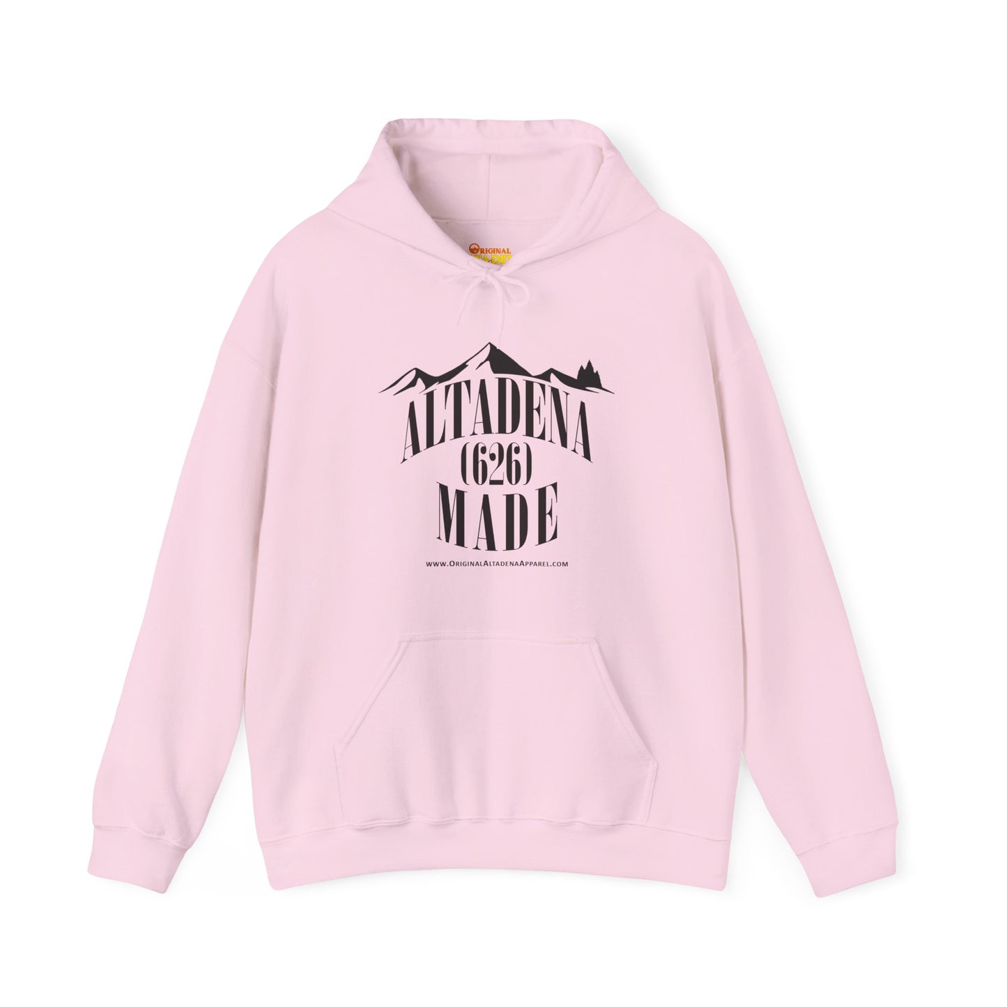 Altadena Made (626) Black - Unisex Heavy Blend™ Hooded Sweatshirt