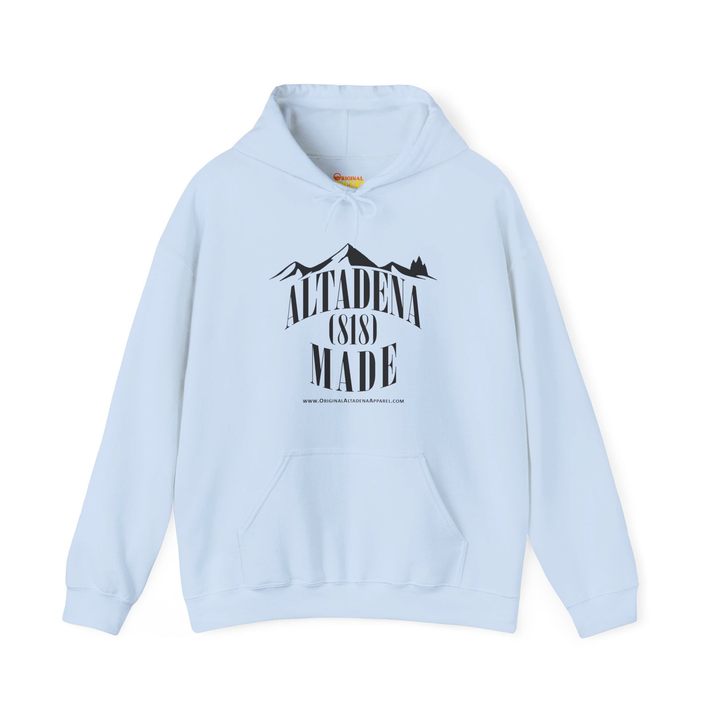 Altadena Made (818) Black - Unisex Heavy Blend™ Hooded Sweatshirt