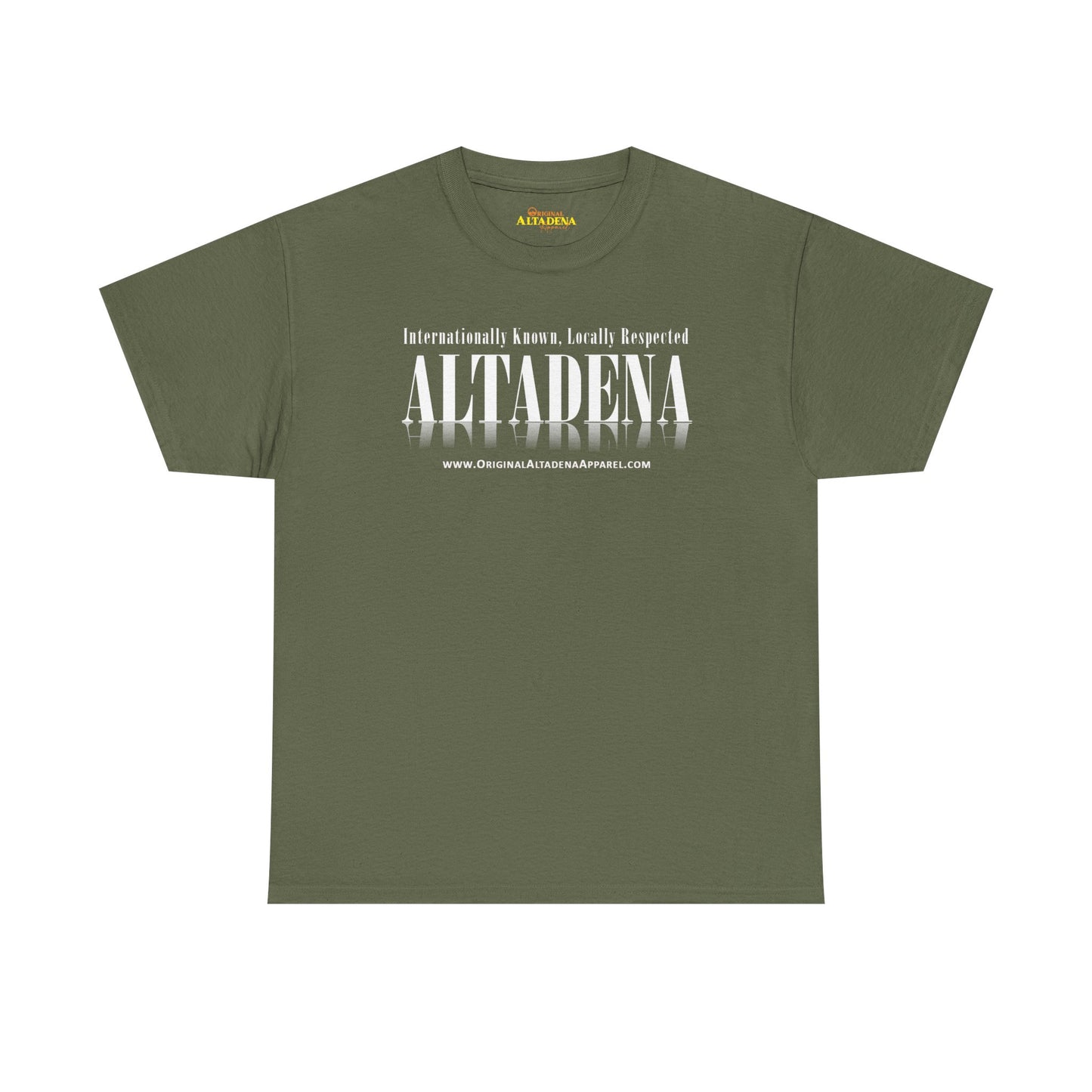 Locally Respected - White - Unisex Heavy Cotton Tee
