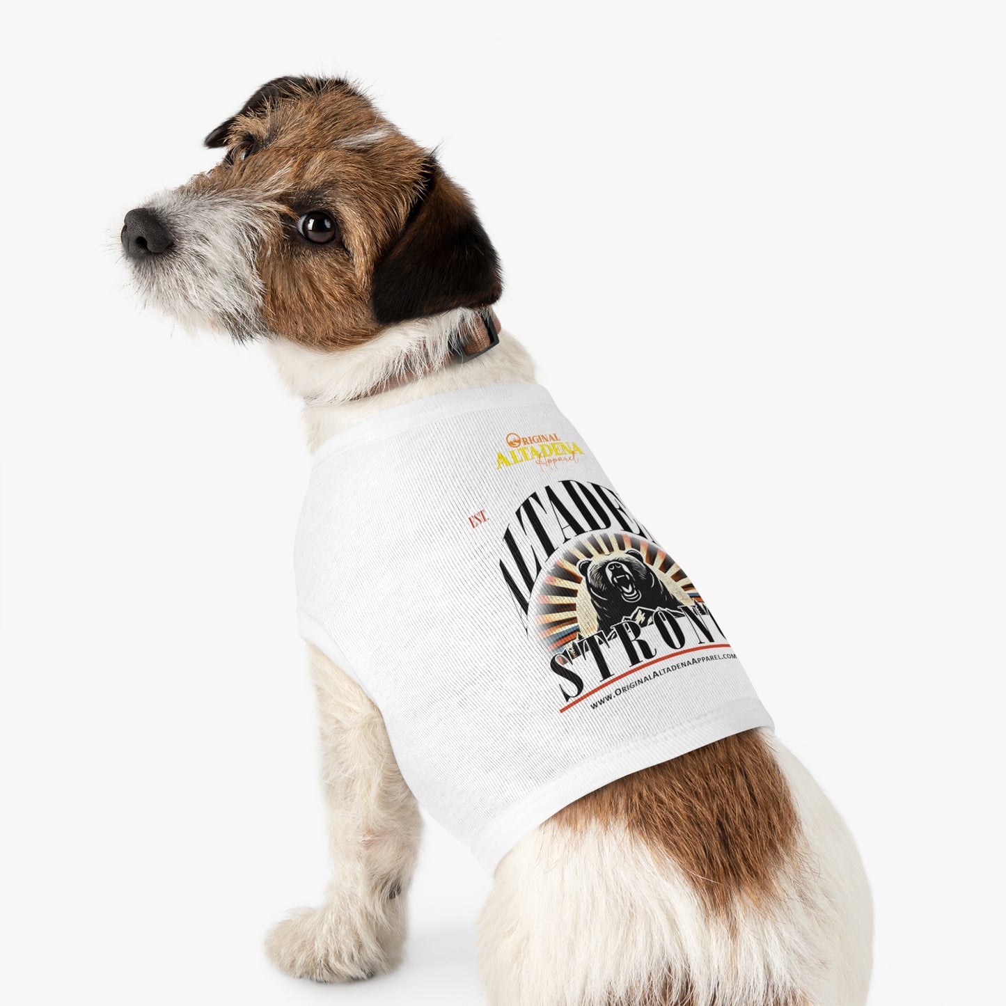 Pet Tank Top - 'Altadena Strong' Design for Active Pets