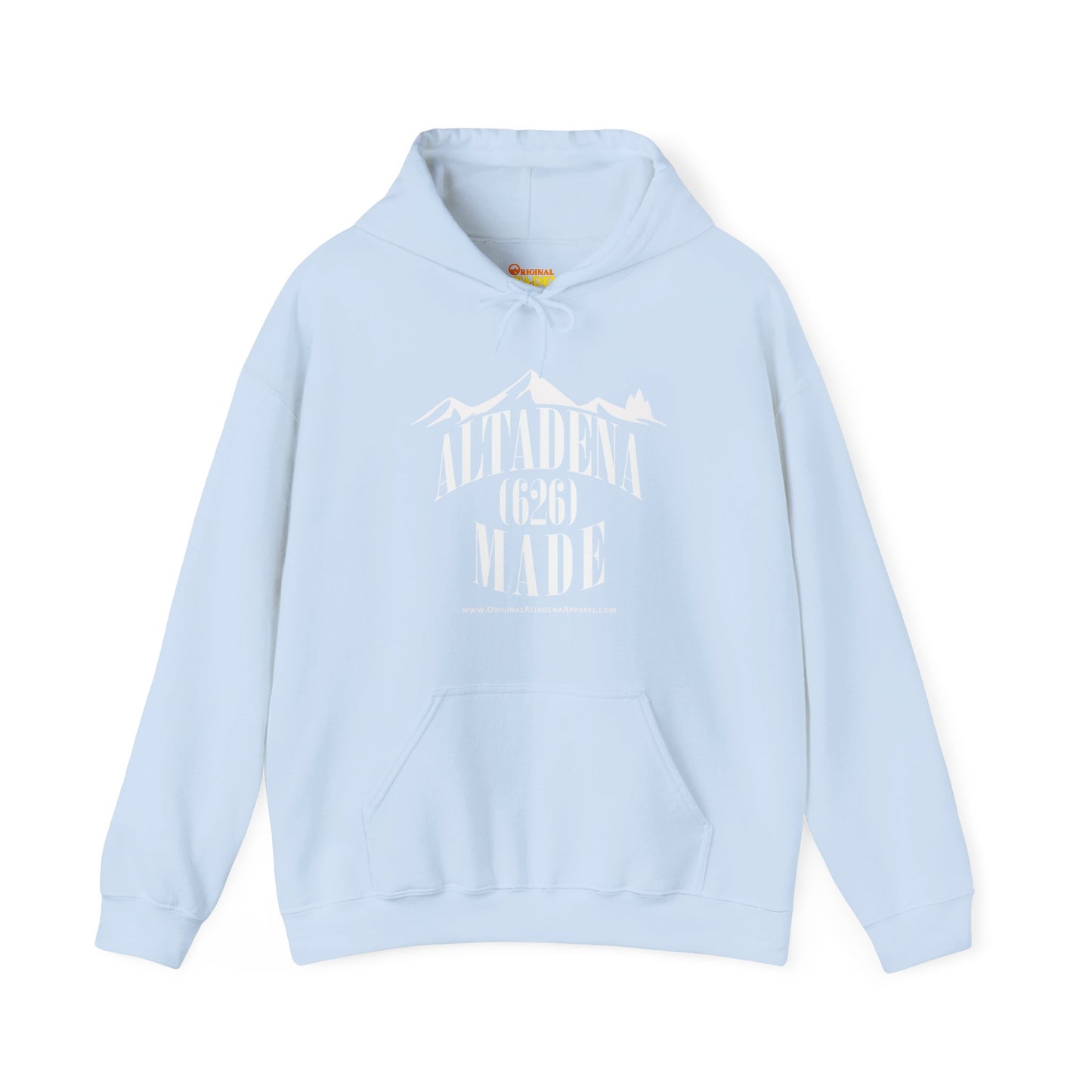 Altadena Made (626) White - Unisex Heavy Blend™ Hooded Sweatshirt
