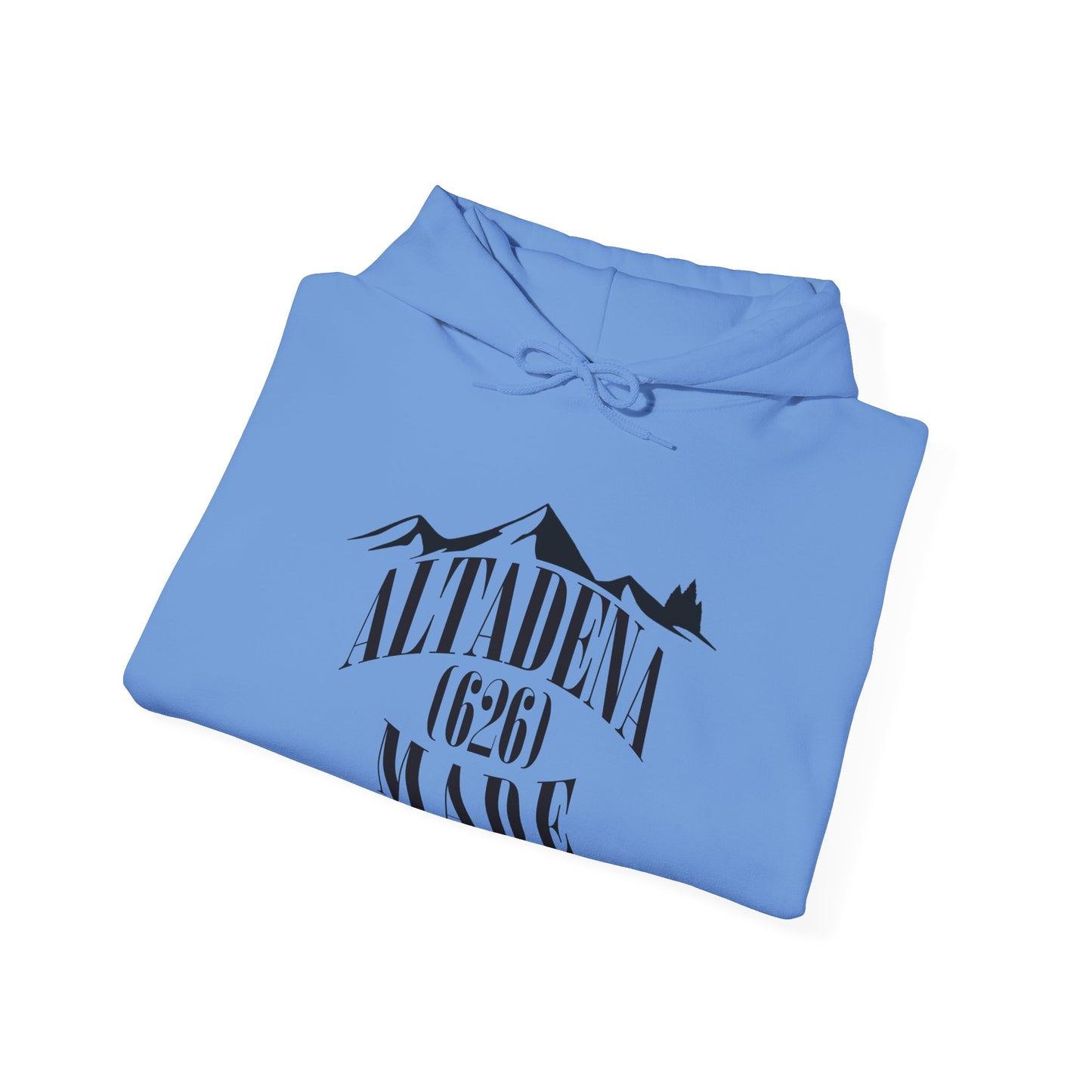 Altadena Made (626) Black - Unisex Heavy Blend™ Hooded Sweatshirt