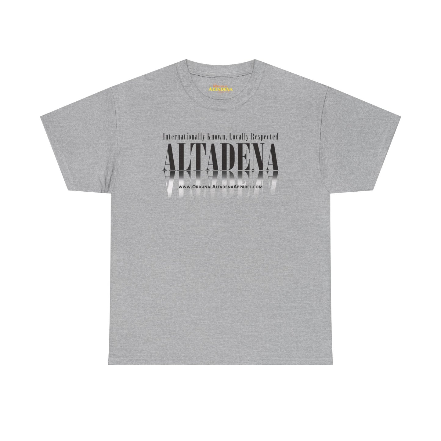 Locally Respected Black - Unisex Heavy Cotton Tee