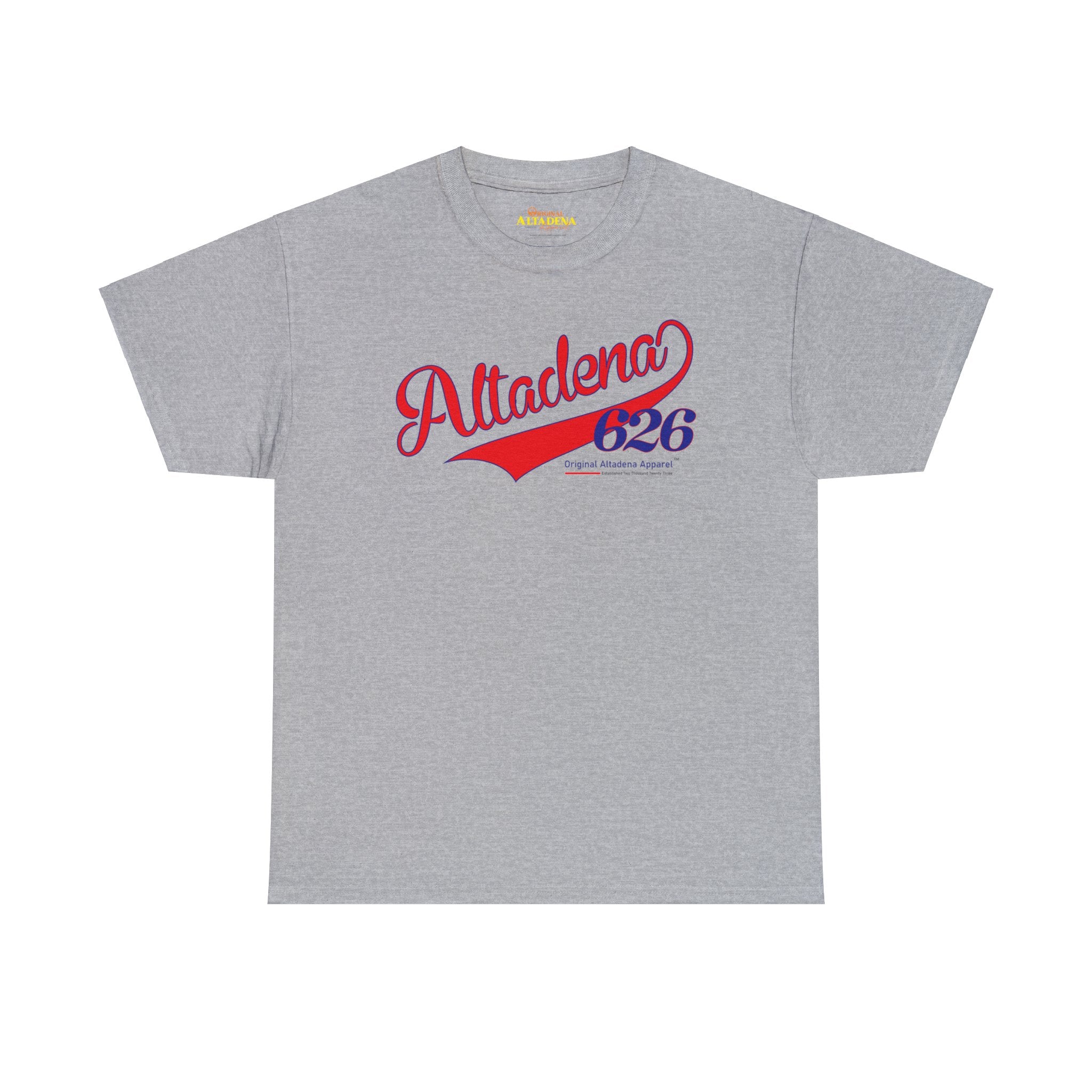 Altadena Baseball Style Heavy Cotton Tee – Original Altadena Apparel