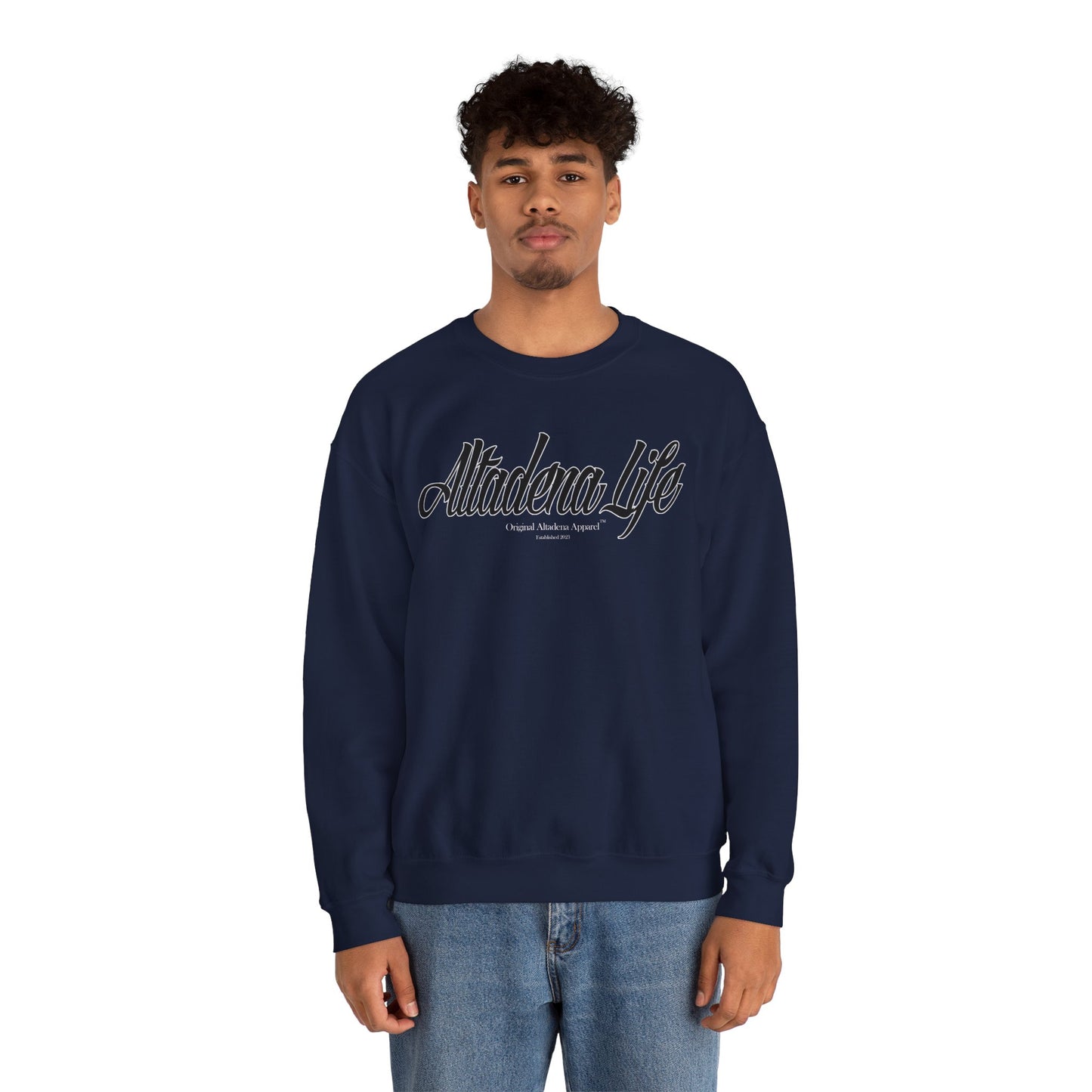 Altadena Life Blk Heavy Blend™ Crewneck Sweatshirt