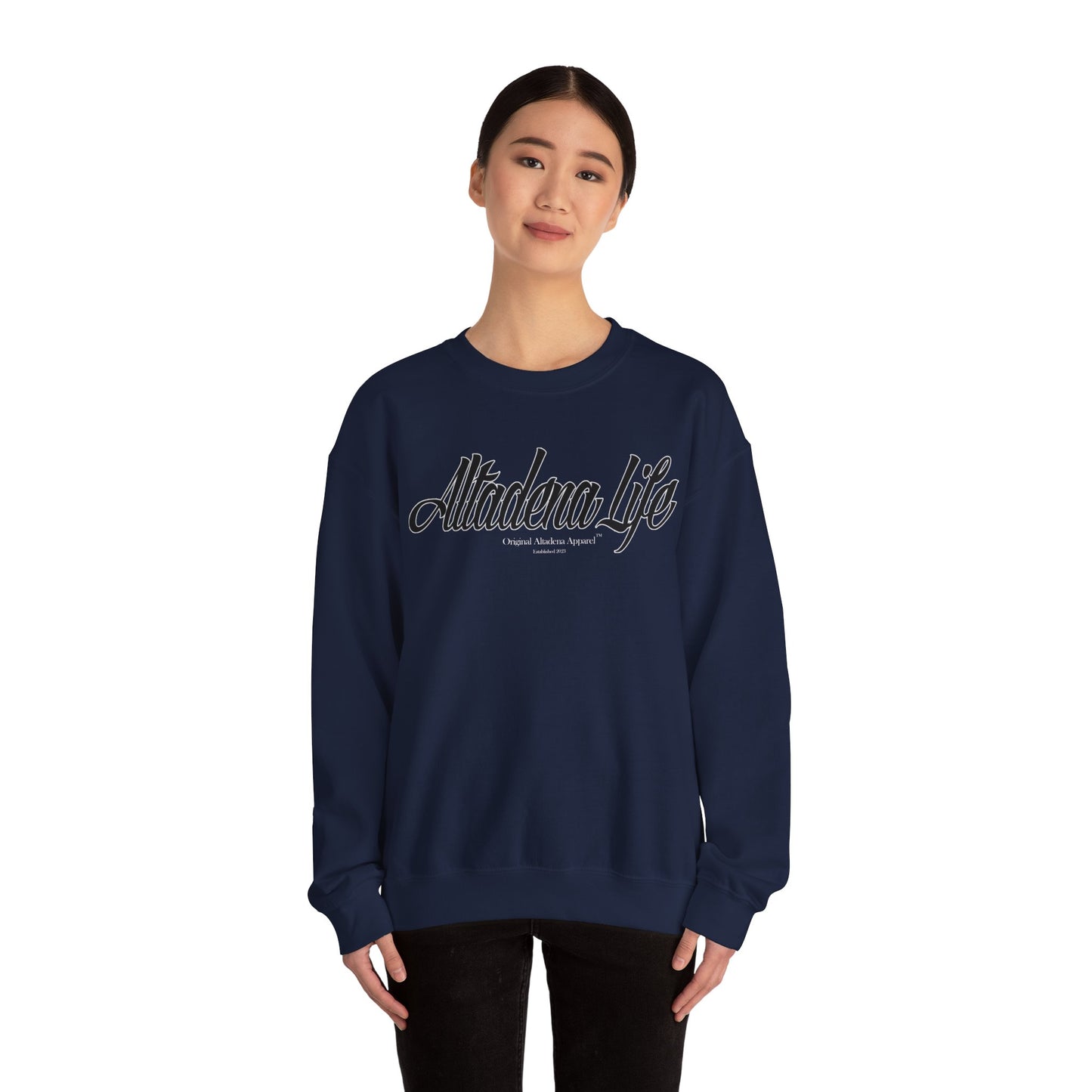 Altadena Life Blk Heavy Blend™ Crewneck Sweatshirt