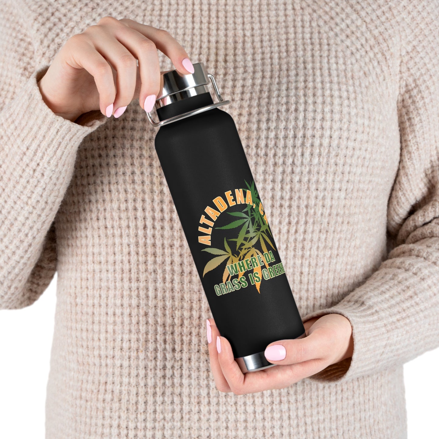 Altadena Trees - Copper Vacuum Insulated Bottle, 22oz