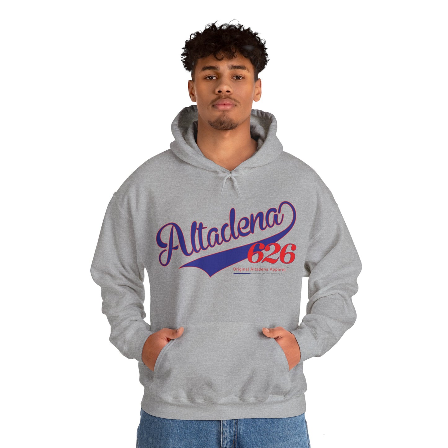 Altadena Baseball Style II Unisex Heavy Blend™ Hooded Sweatshirt