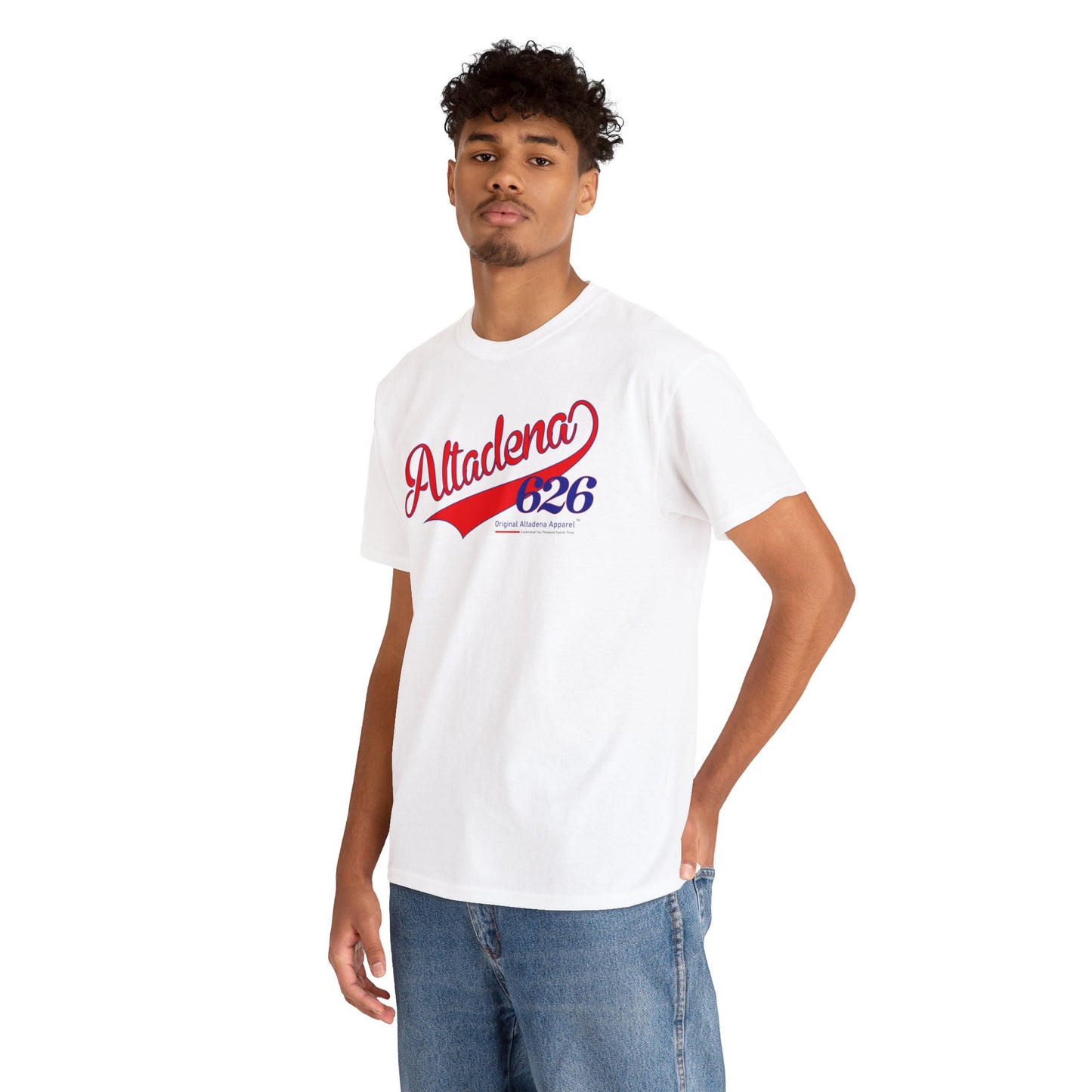 Altadena Baseball Style Heavy Cotton Tee