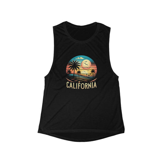 CA Women's Flowy Scoop Muscle Tank