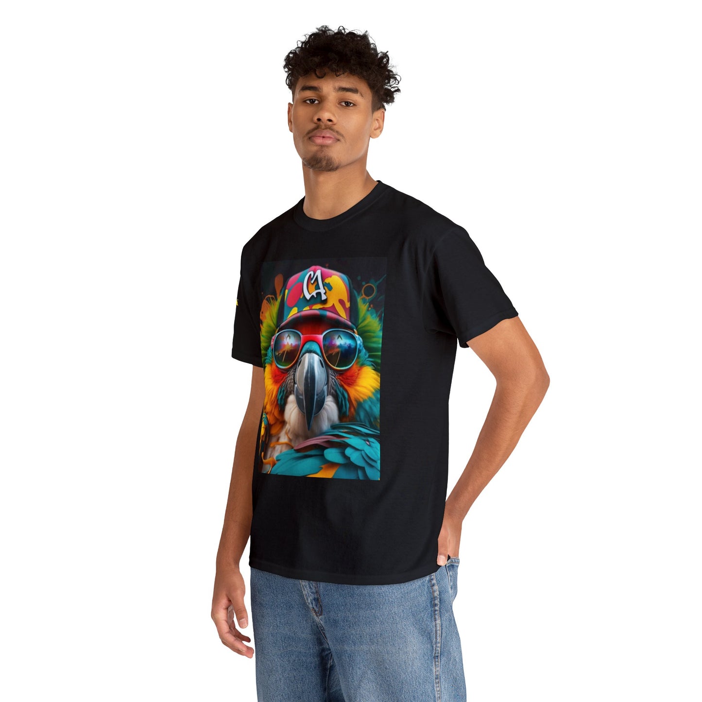 Psychedelic CA Patriot Unisex Heavy Cotton Tee