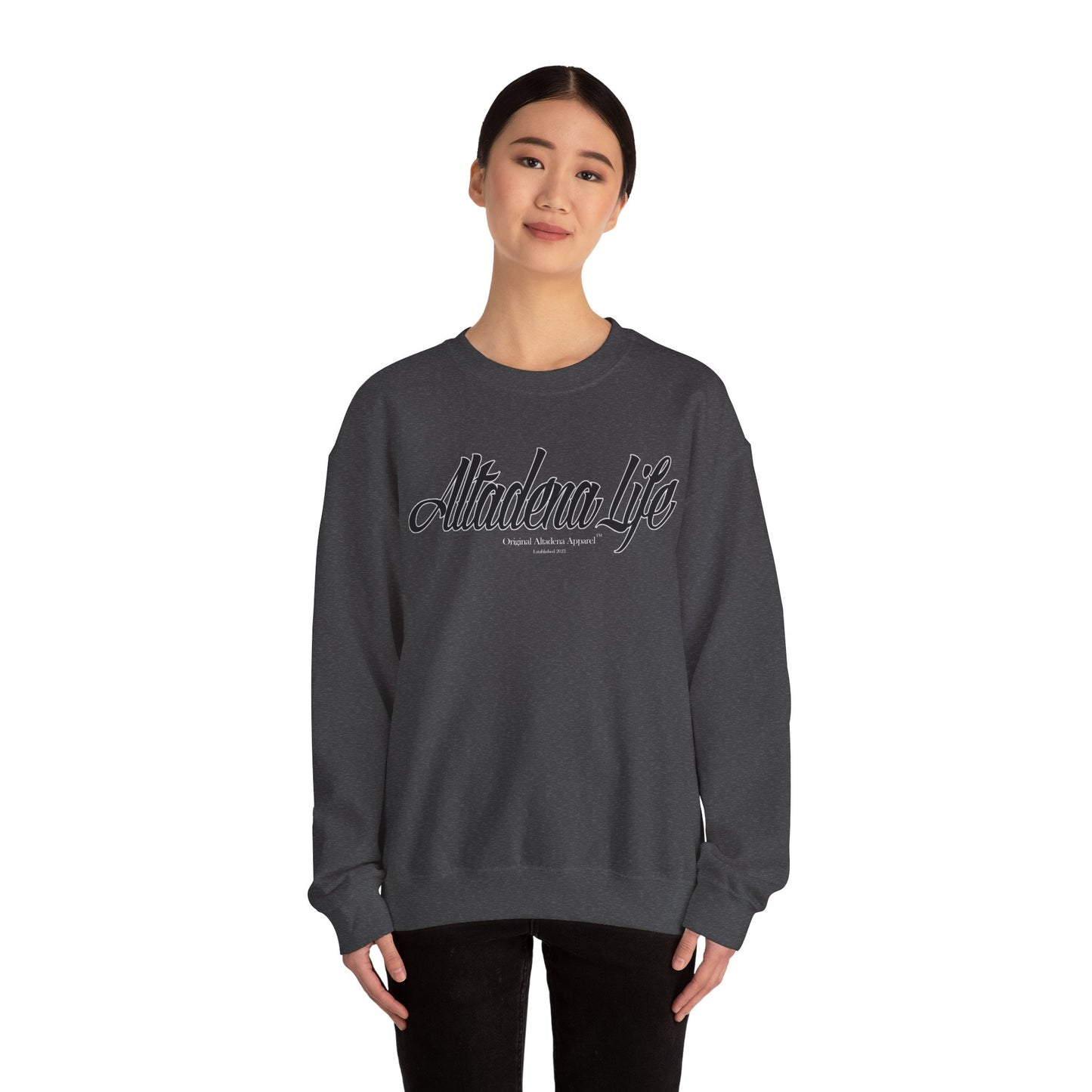 Altadena Life Blk Heavy Blend™ Crewneck Sweatshirt