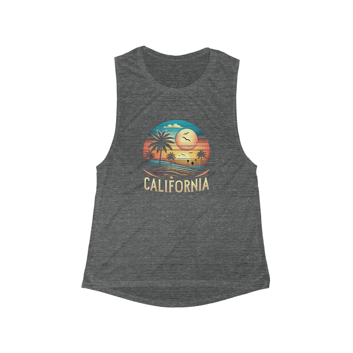 CA Women's Flowy Scoop Muscle Tank