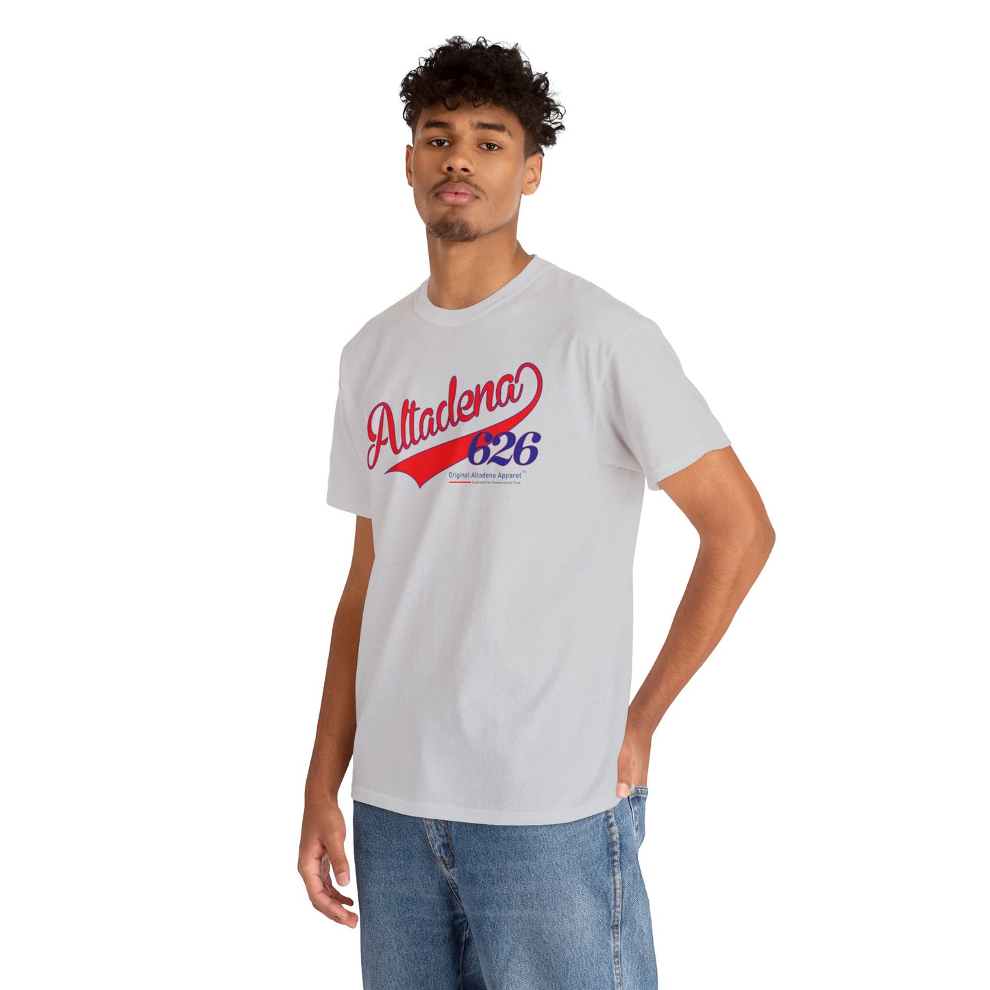 Altadena Baseball Style Heavy Cotton Tee