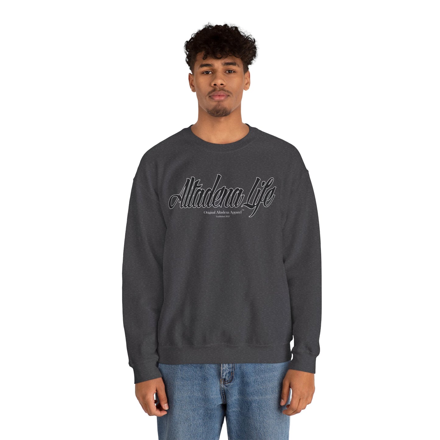 Altadena Life Blk Heavy Blend™ Crewneck Sweatshirt