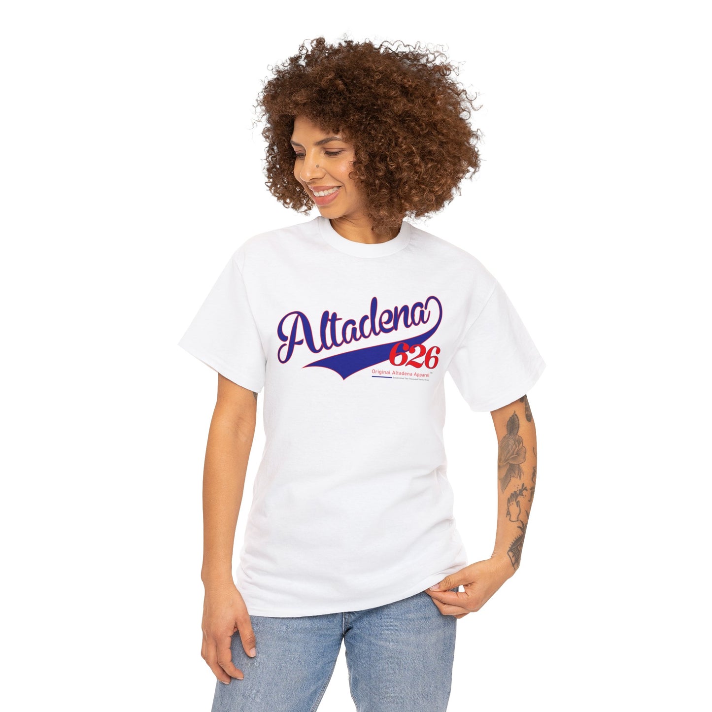 Altadena Baseball Style II Heavy Cotton Tee