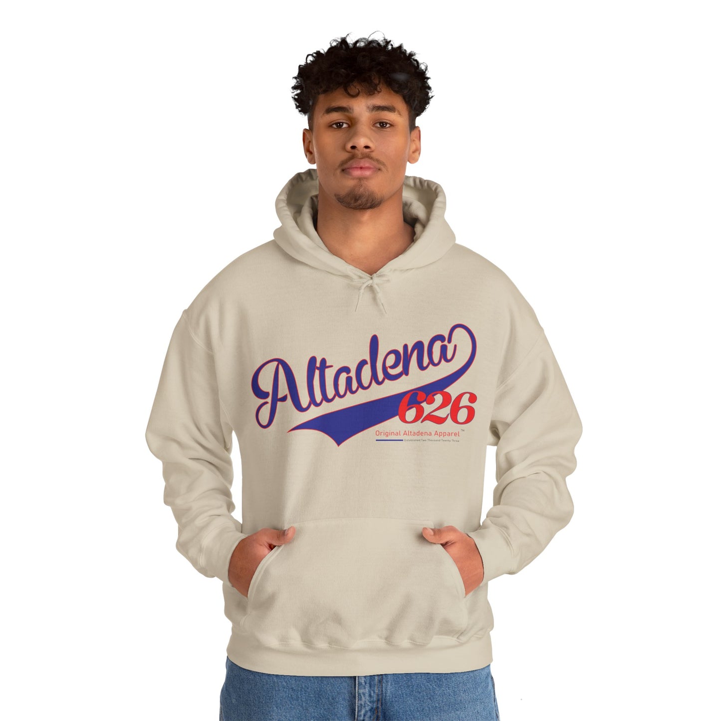 Altadena Baseball Style II Unisex Heavy Blend™ Hooded Sweatshirt